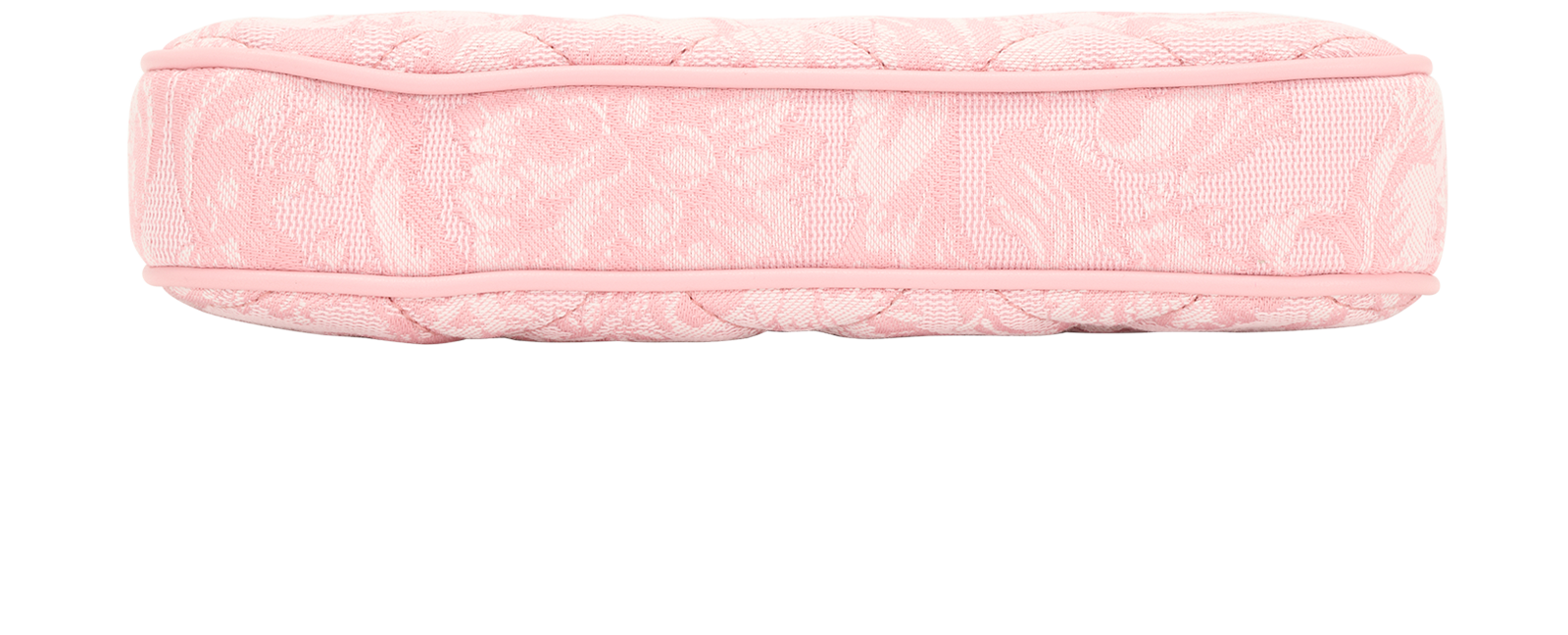 Jacquard Baroque Quilted Medusa Zip Crossbody, &pound;320, Handbags, Pink, Fabric, Top view